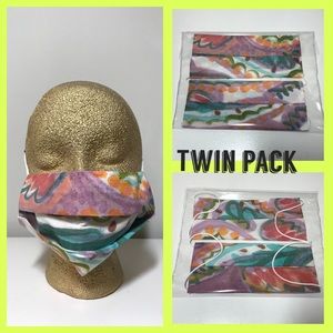 Face mask/Face cover Twin pack